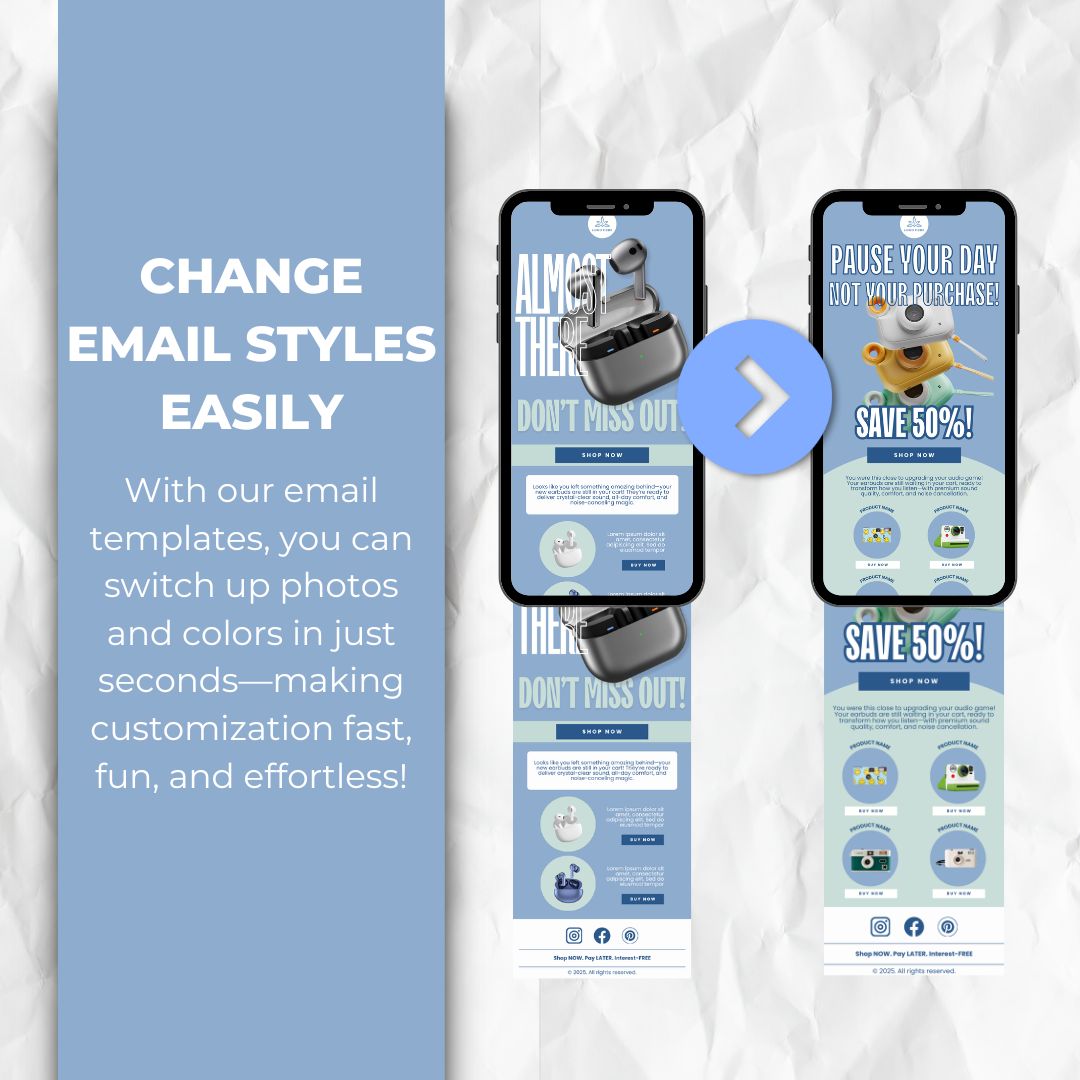 change the email template style easily