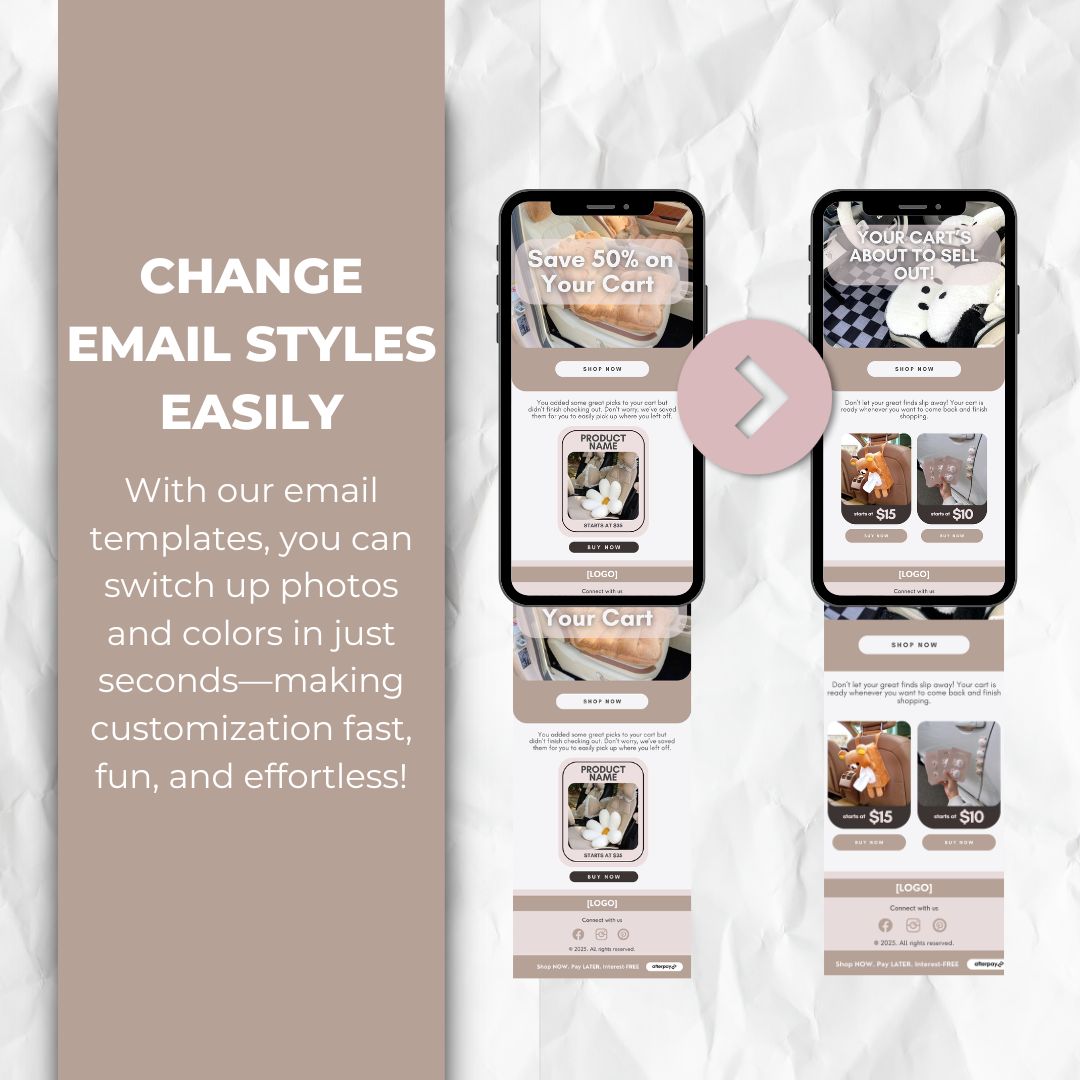 change the email template style easily