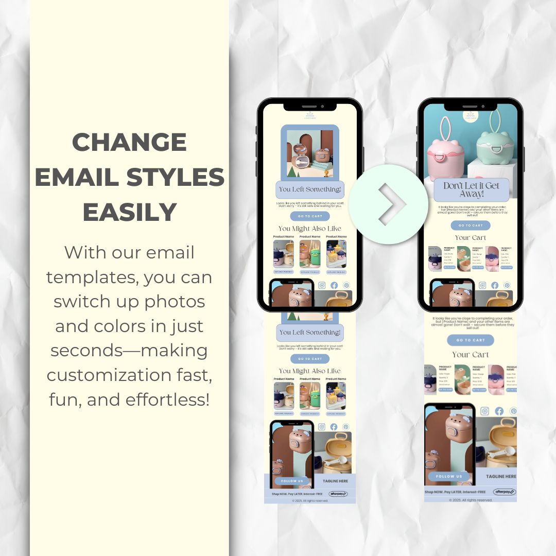 change the email template style easily
