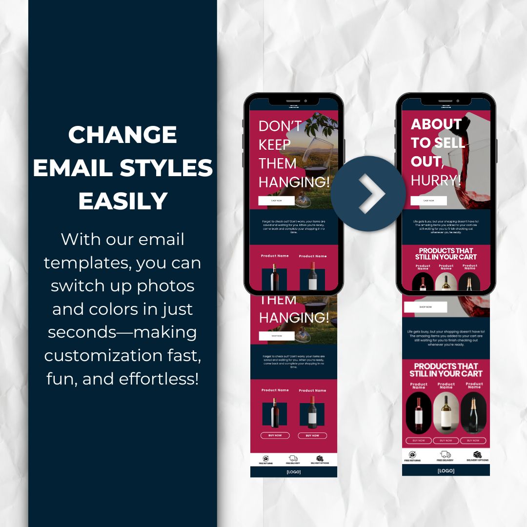 change the email template style easily
