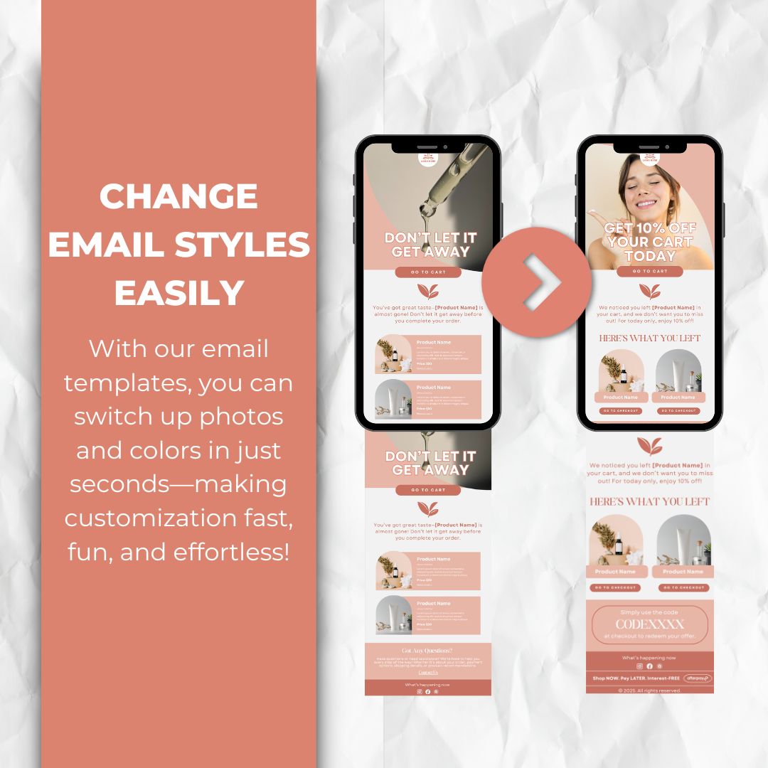 change the email template style easily