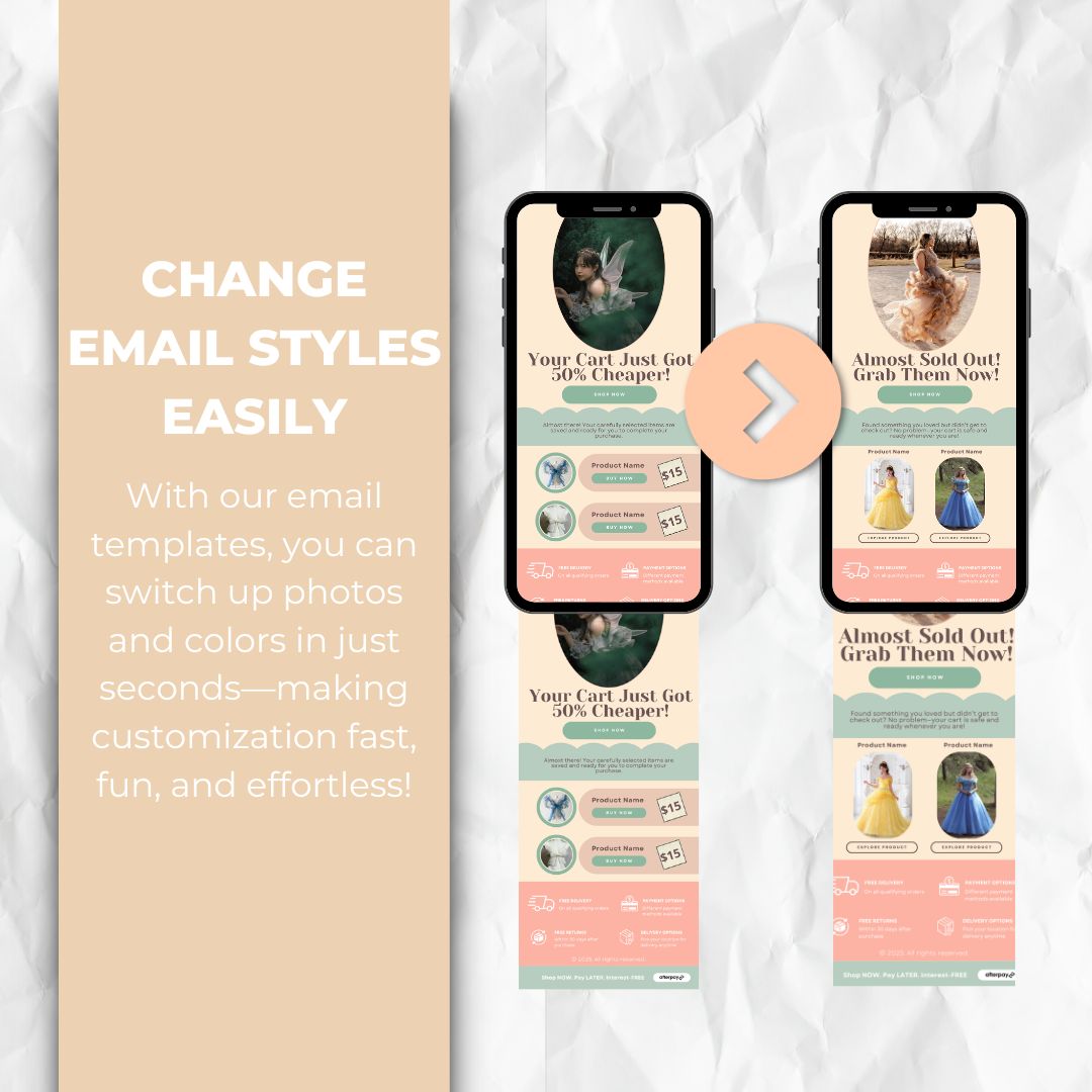 change the email template style easily
