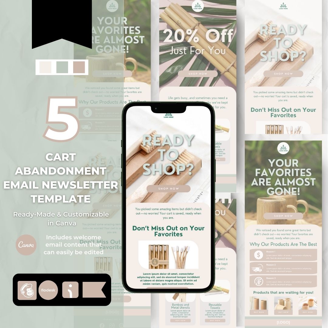Cart abandonment email template