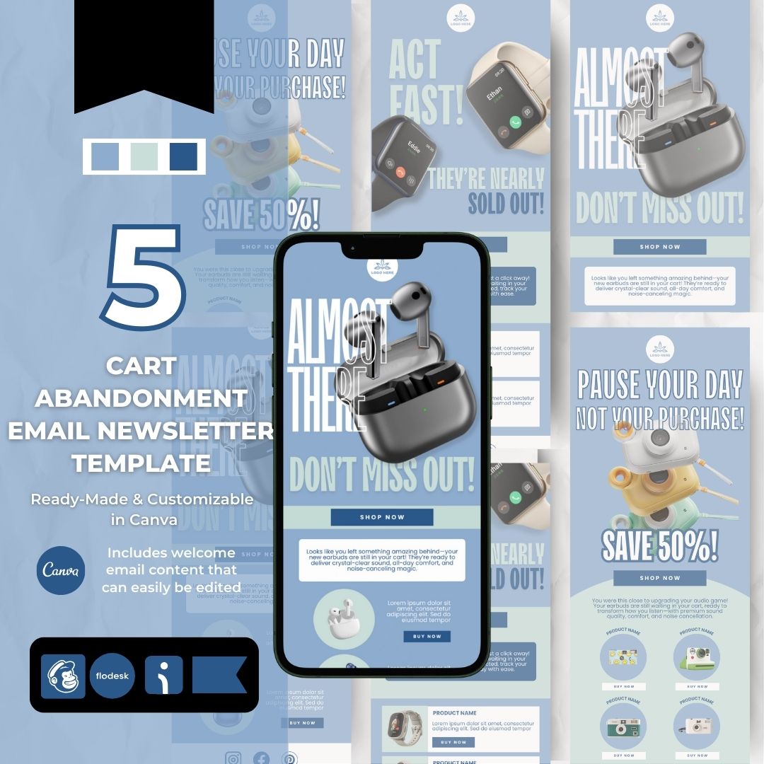Cart abandonment email template