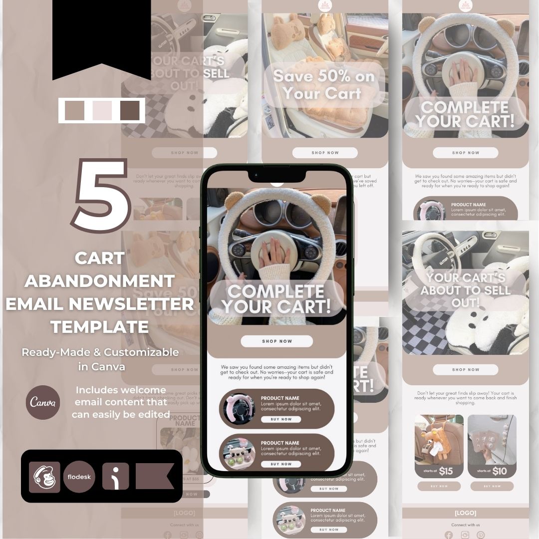 Cart abandonment email template