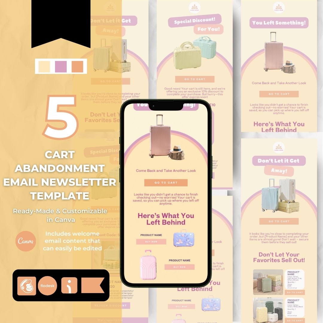 Cart abandonment email template