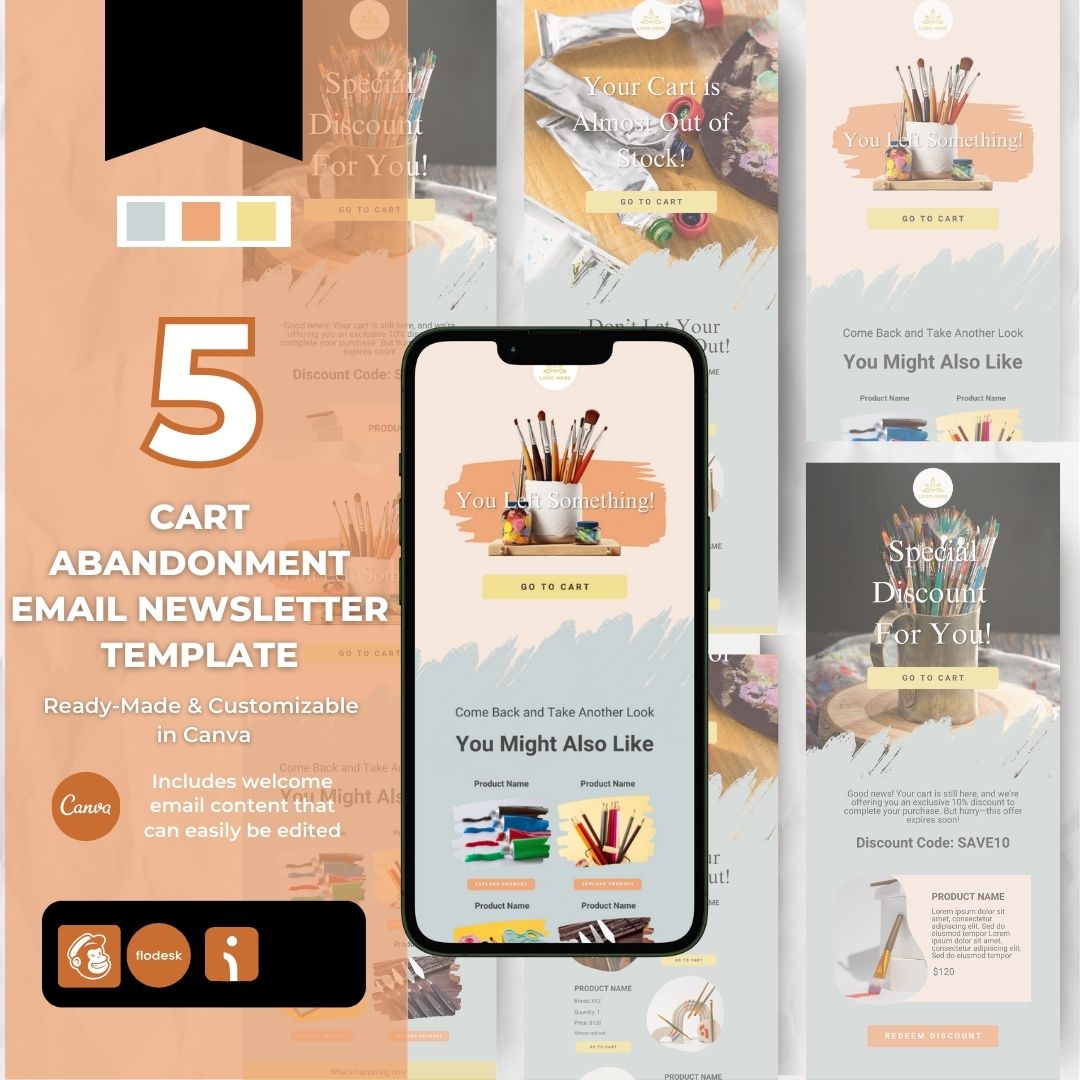 Cart abandonment email template