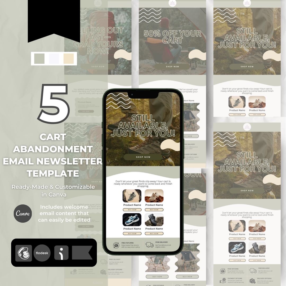 Cart abandonment email template