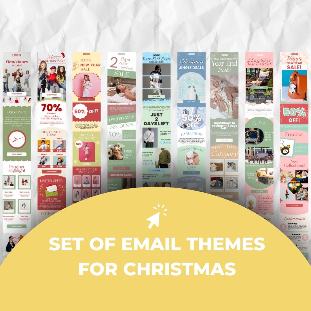 Christmas email themes