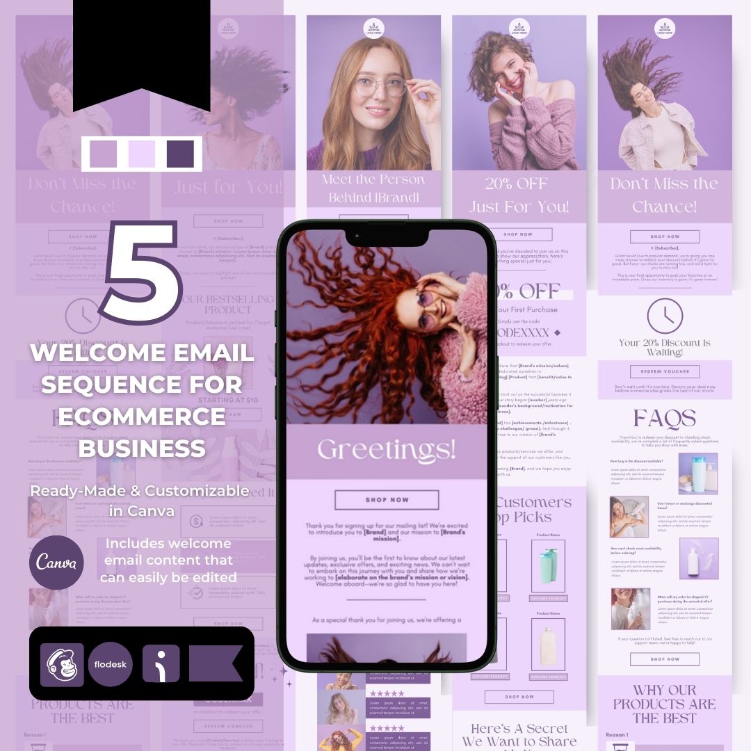 Welcome email sequence template