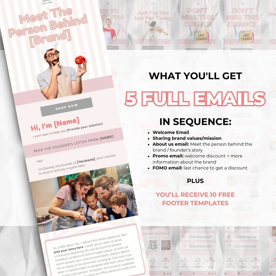 5 Welcome email sequence