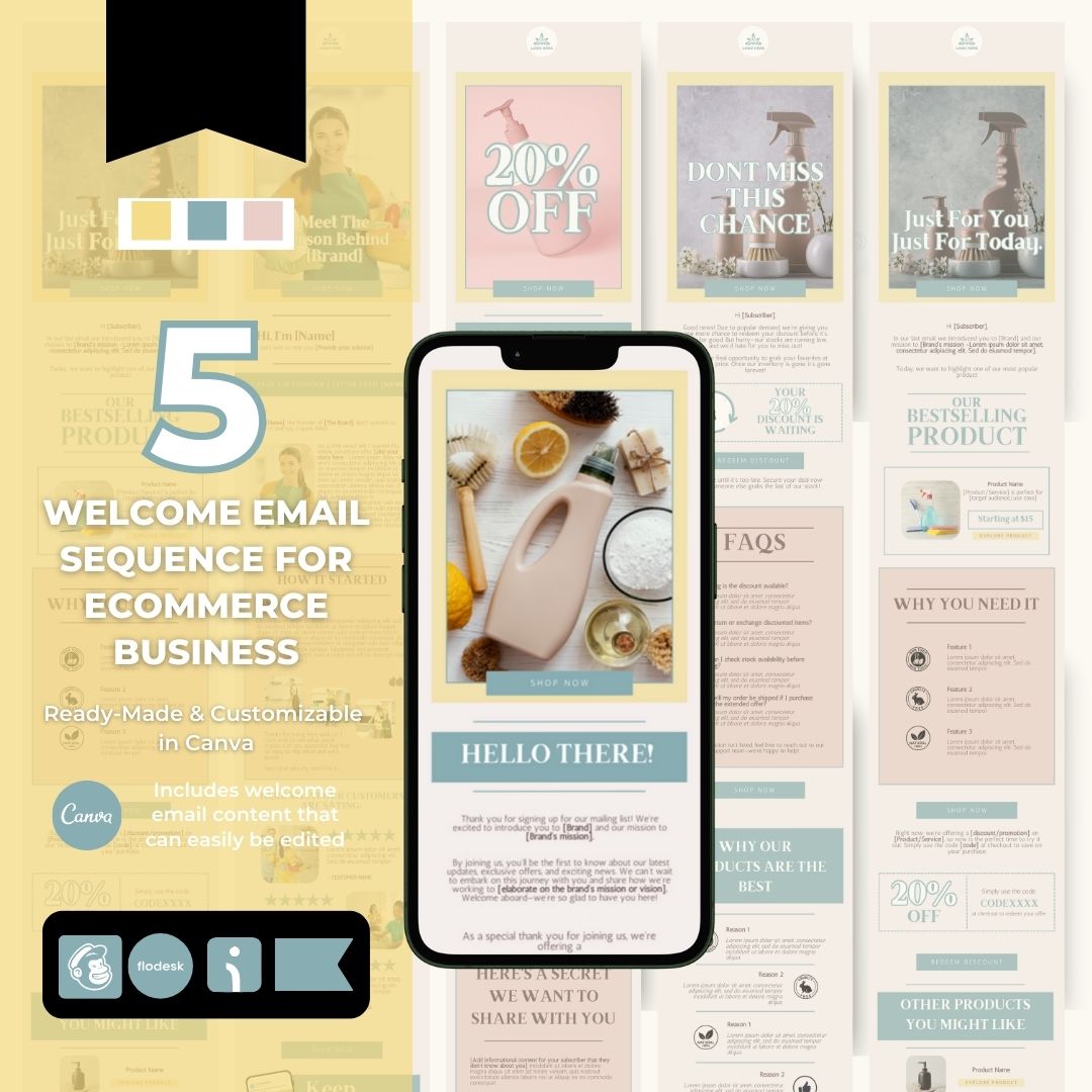 Welcome email sequence template