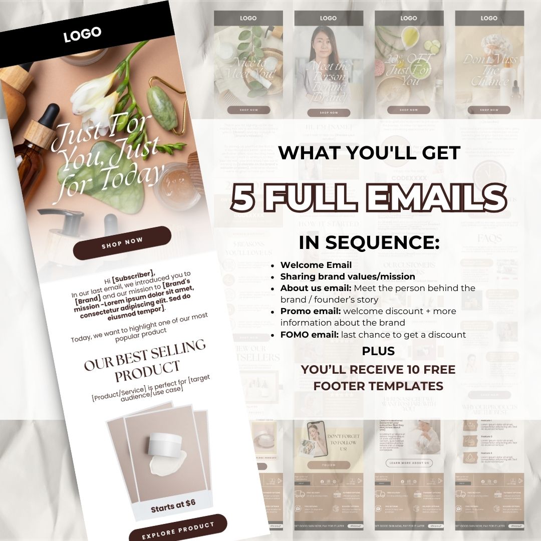 5 Welcome email sequence