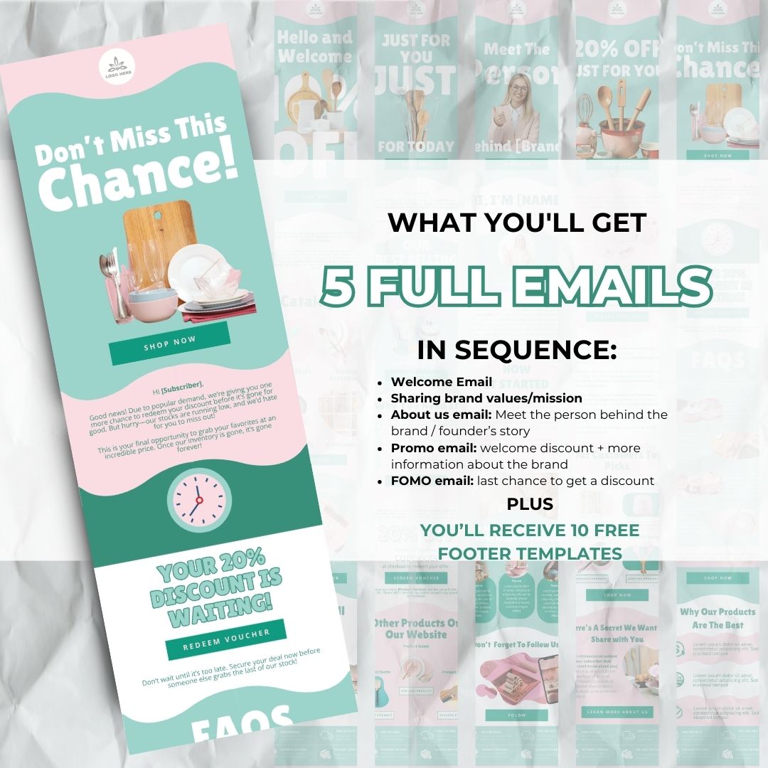 5 Welcome email sequence