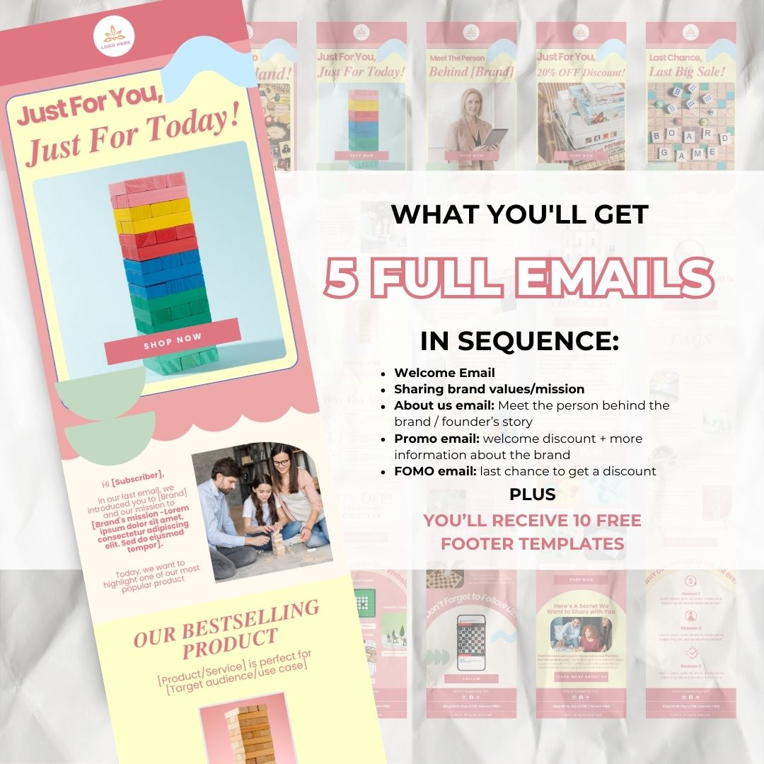 5 Welcome email sequence