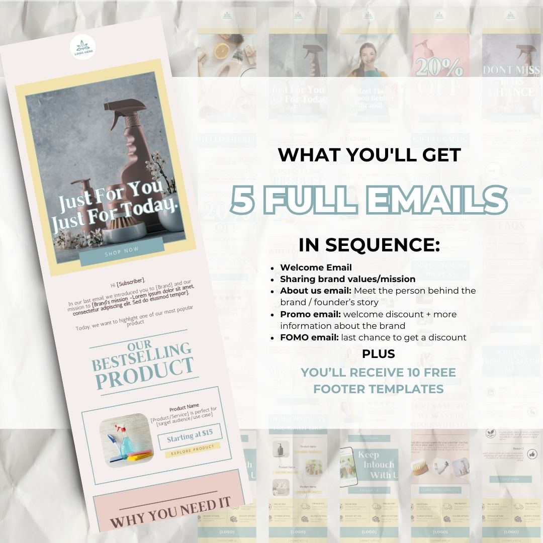 5 Welcome email sequence