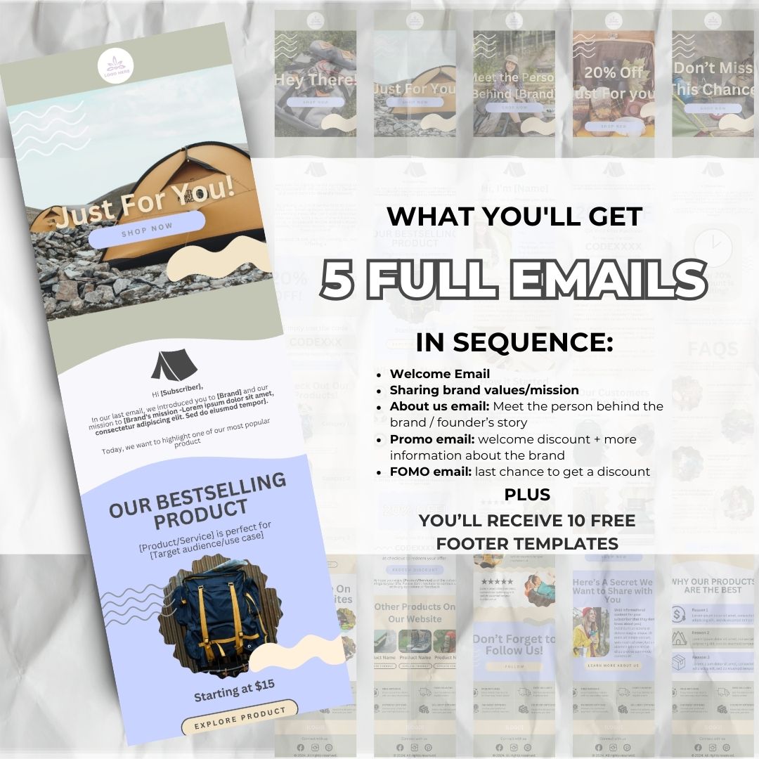 5 Welcome email sequence