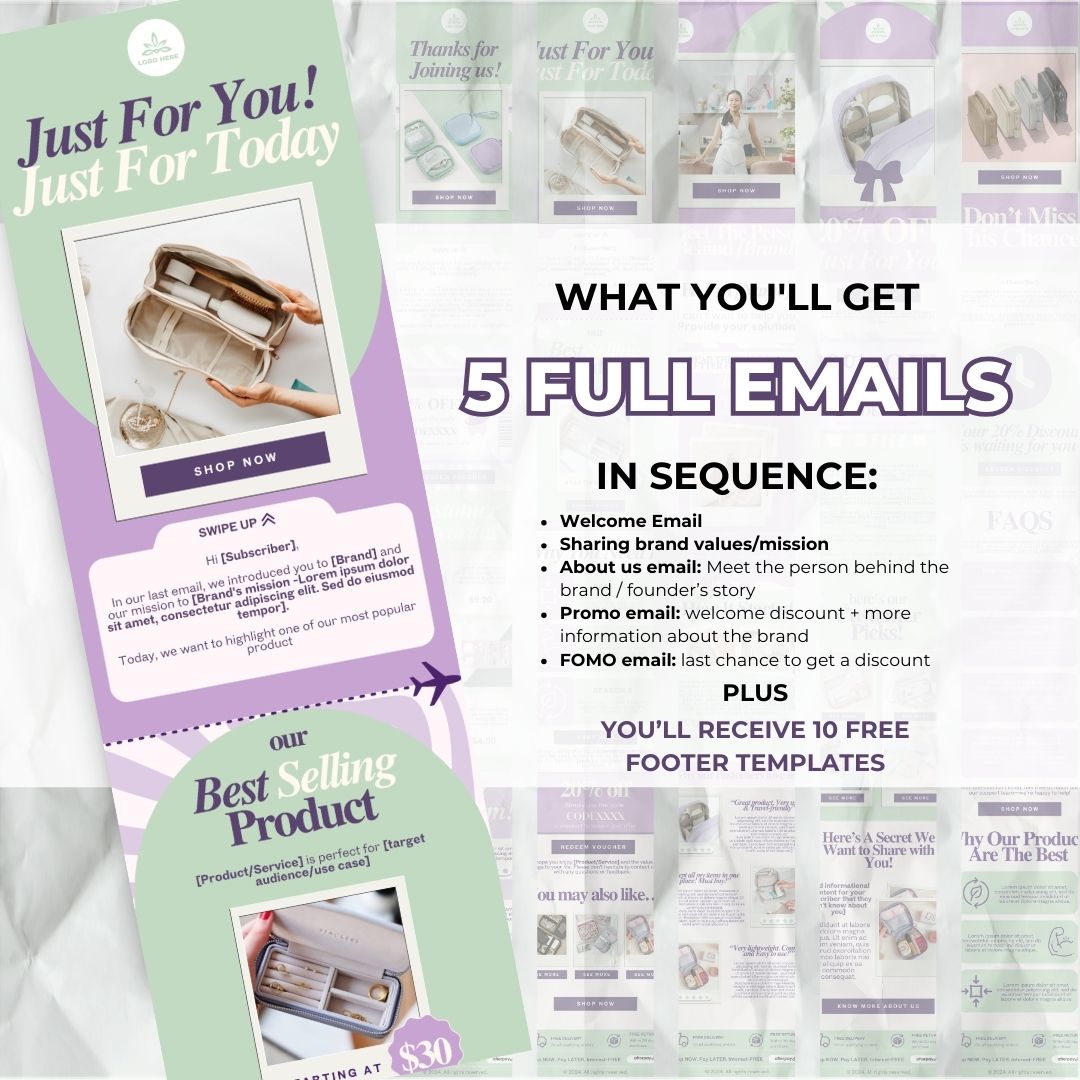 5 Welcome email sequence