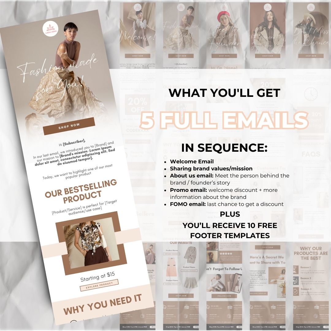 5 Welcome email sequence