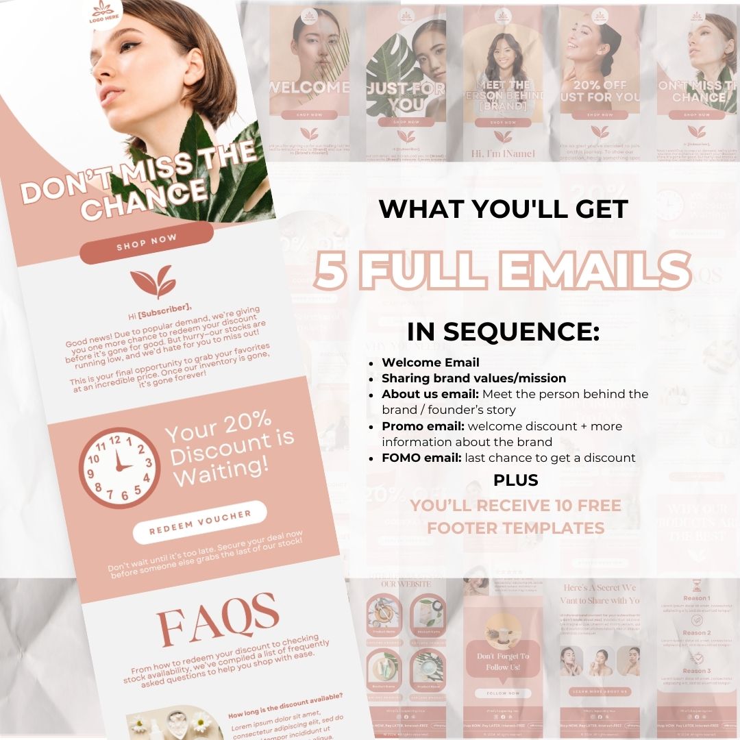 5 Welcome email sequence