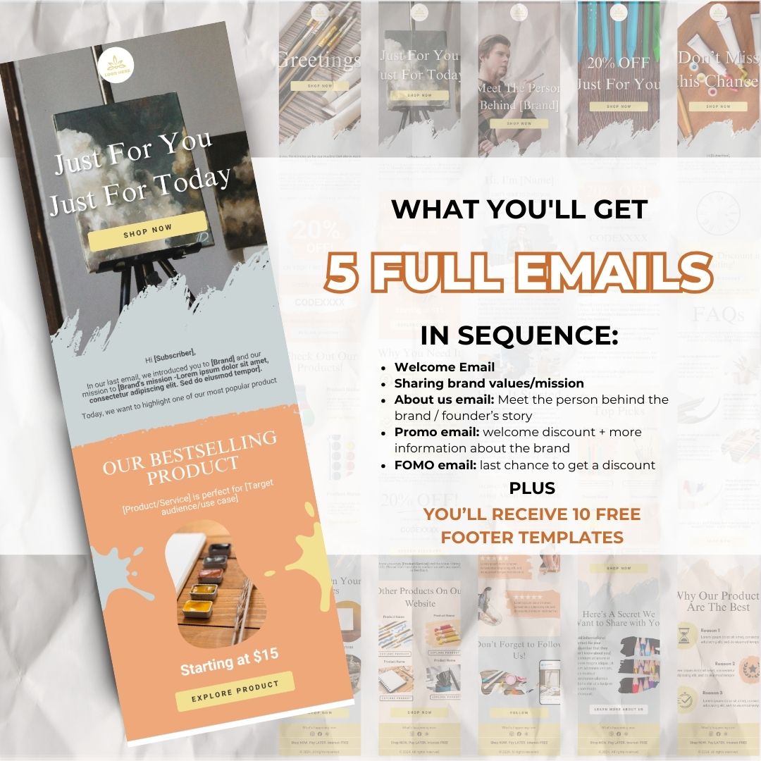 5 Welcome email sequence