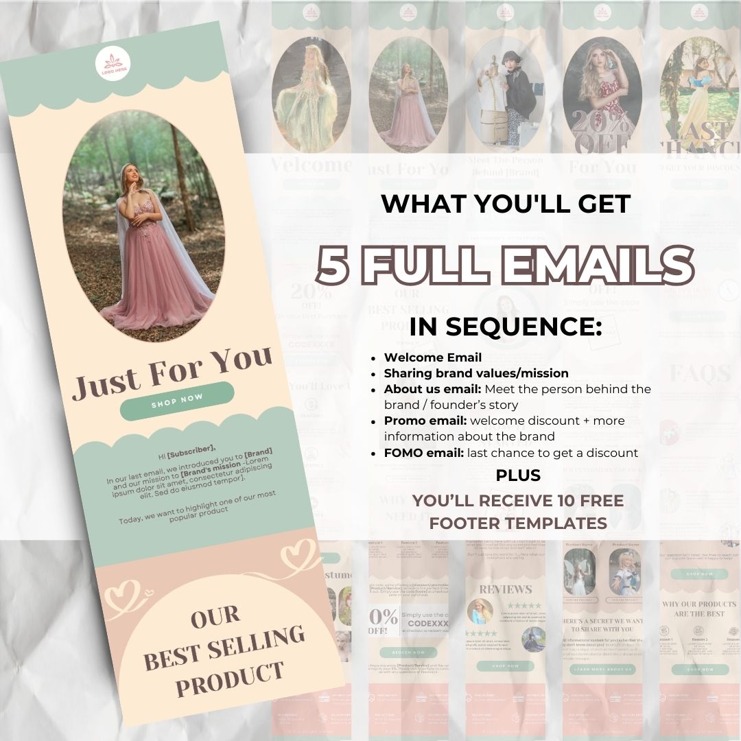 5 Welcome email sequence