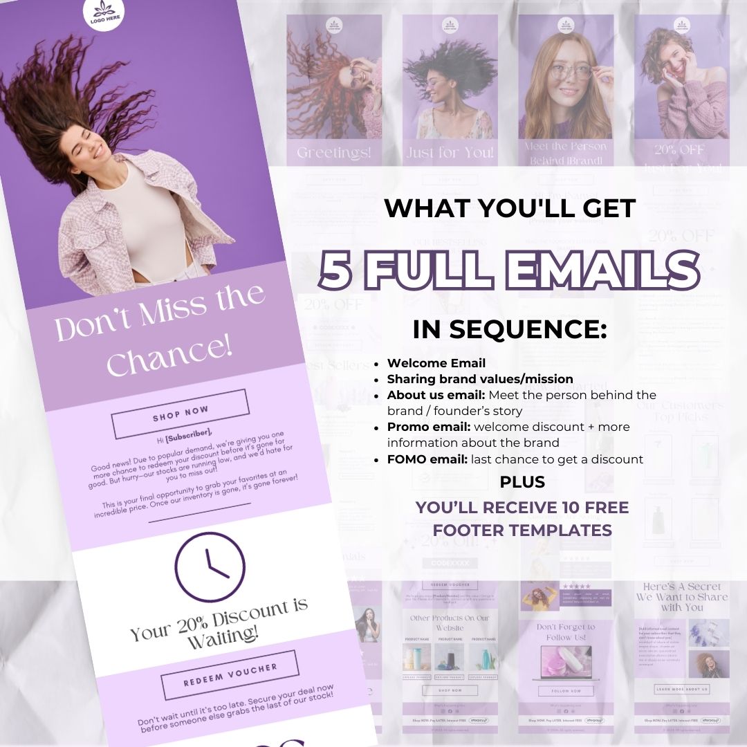 5 Welcome email sequence