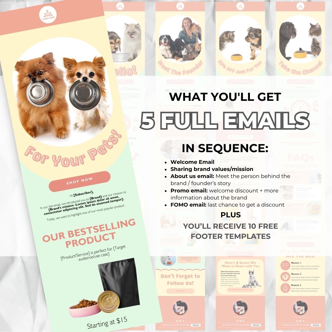 5 Welcome email sequence