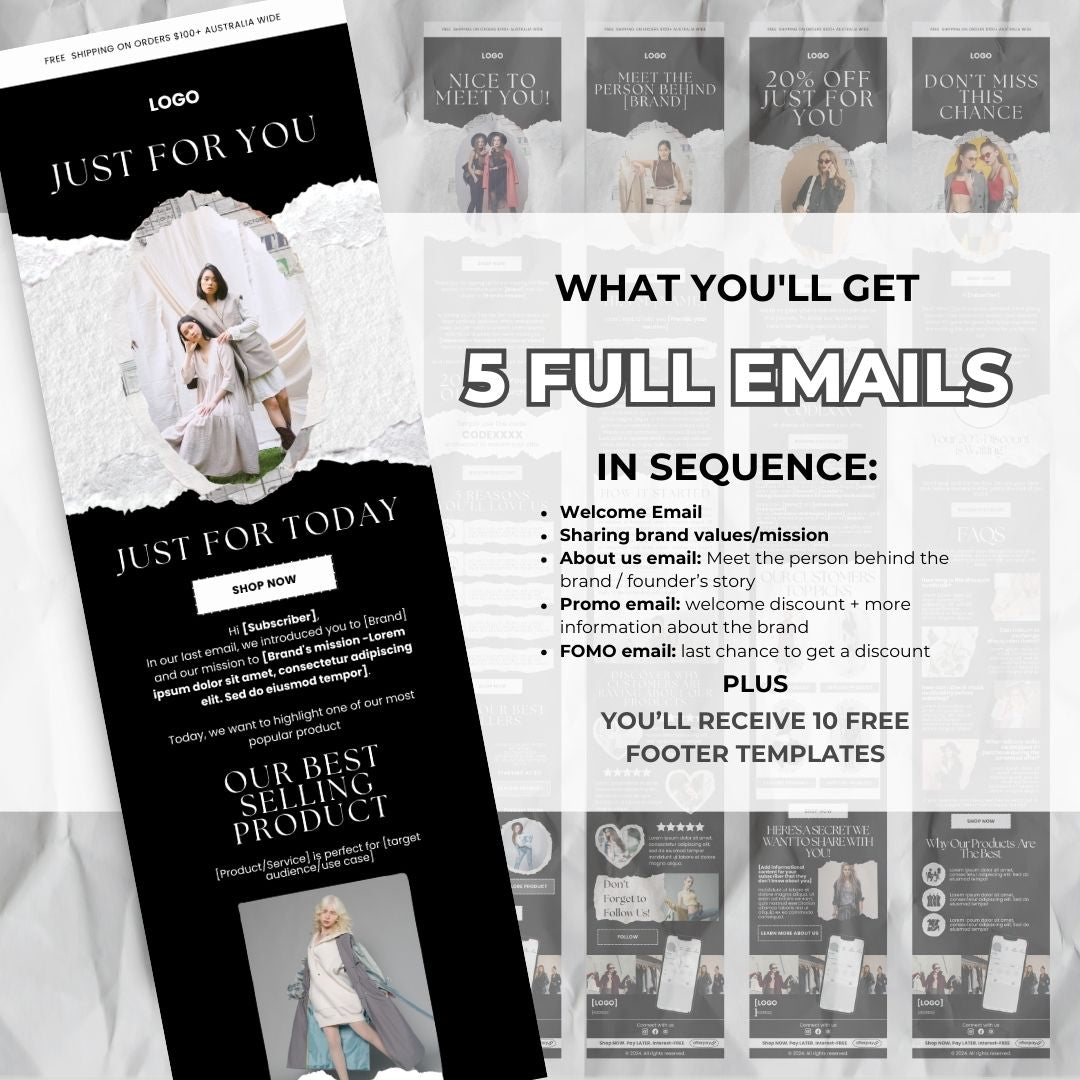 5 Welcome email sequence