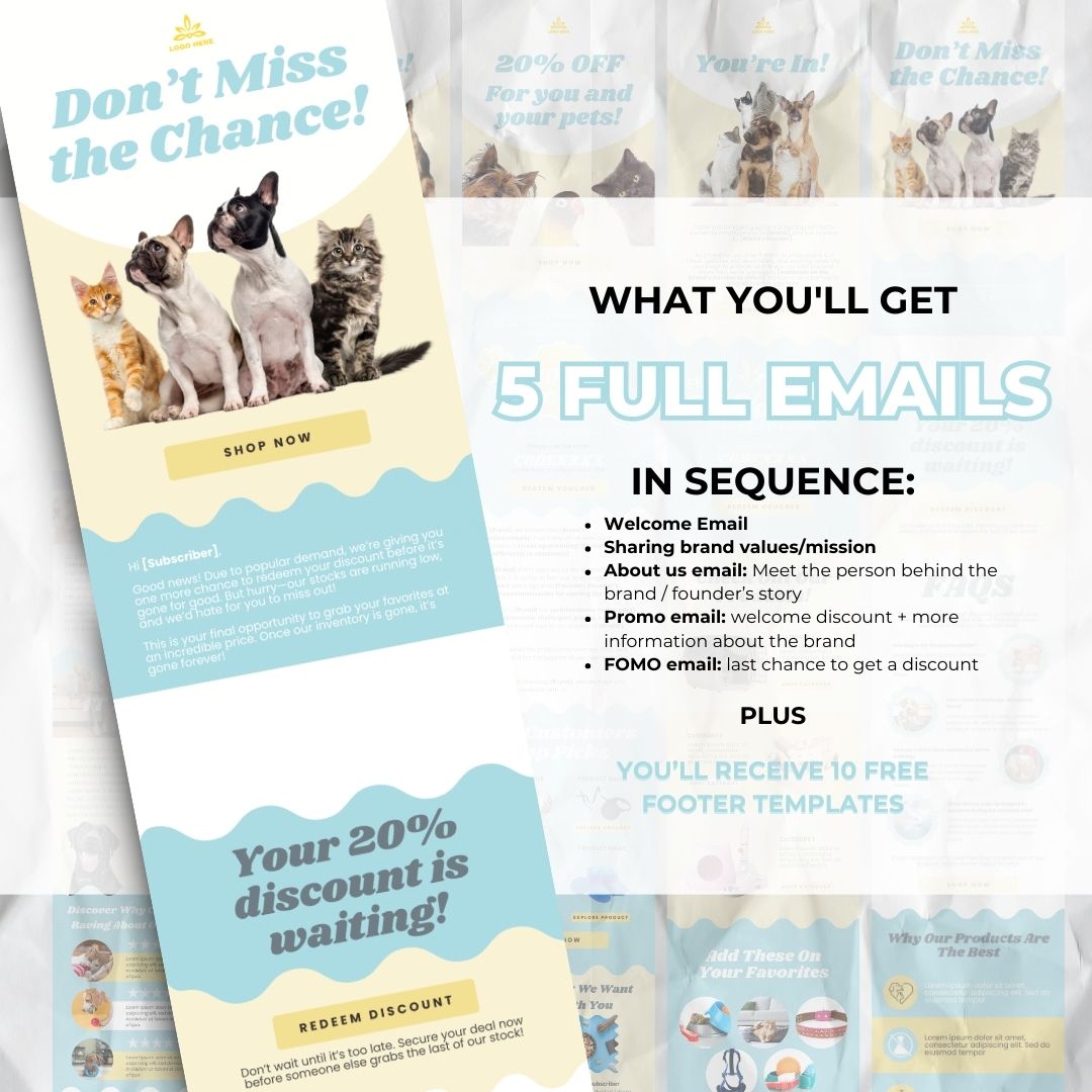 5 Welcome email sequence