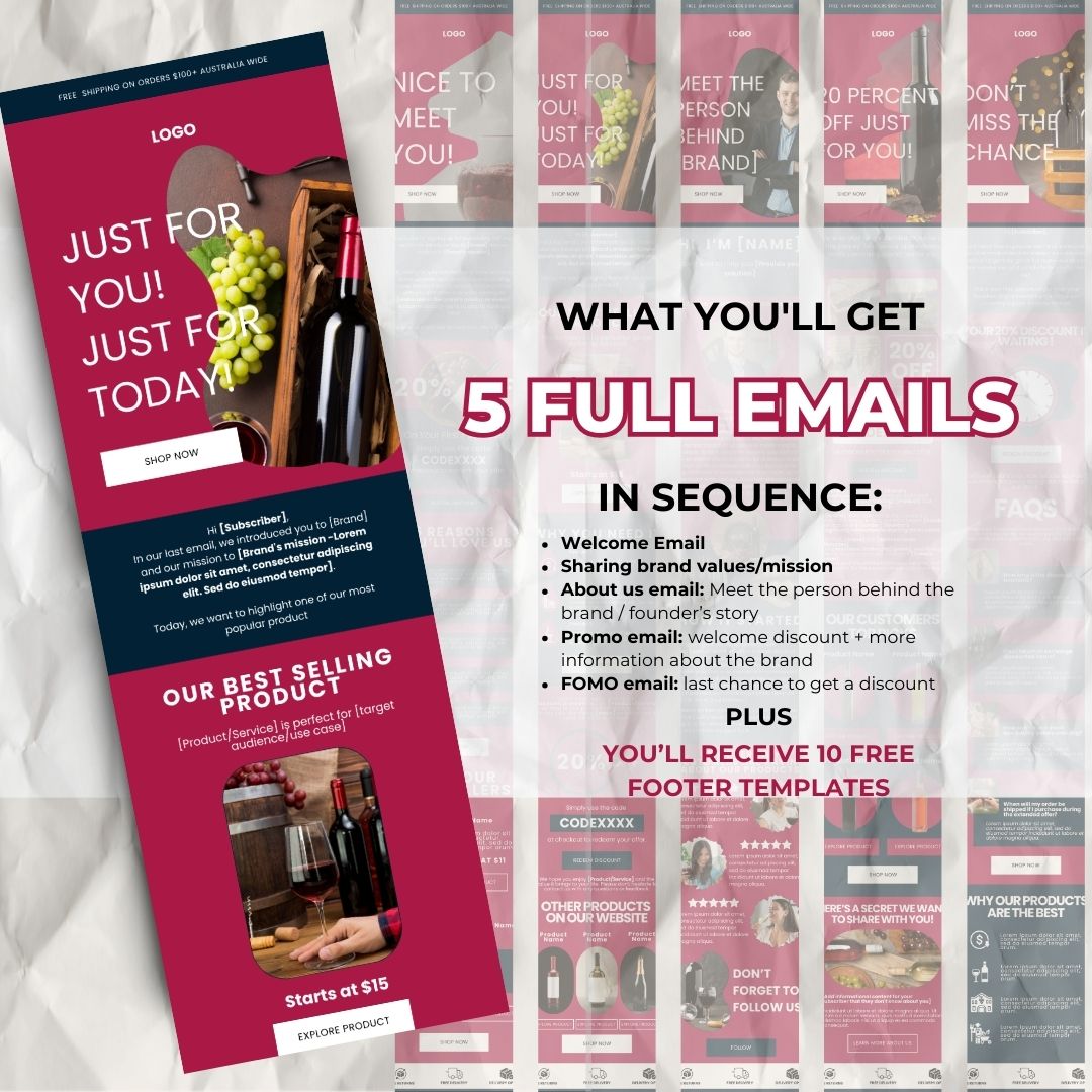 5 Welcome email sequence