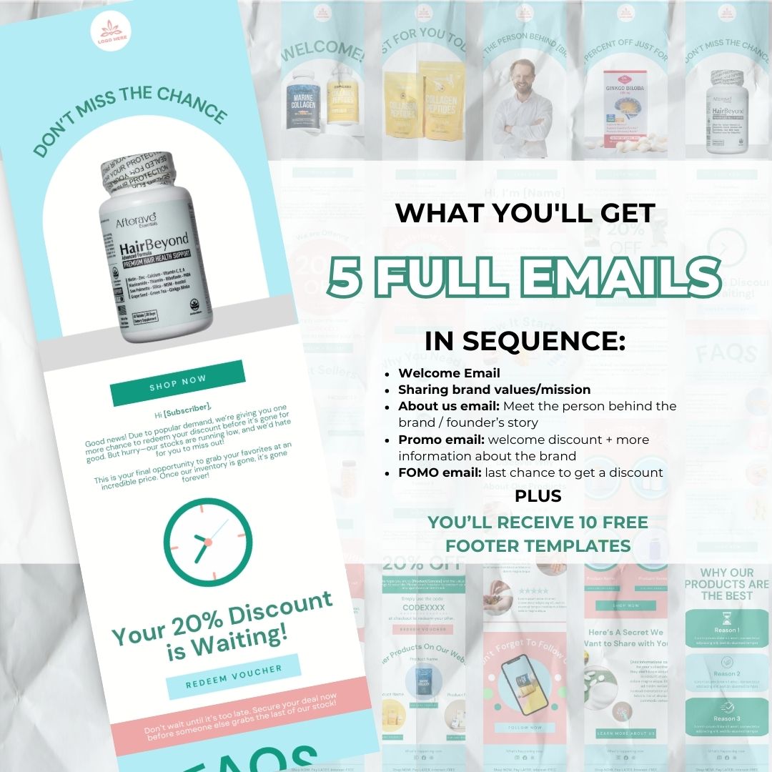 5 Welcome email sequence