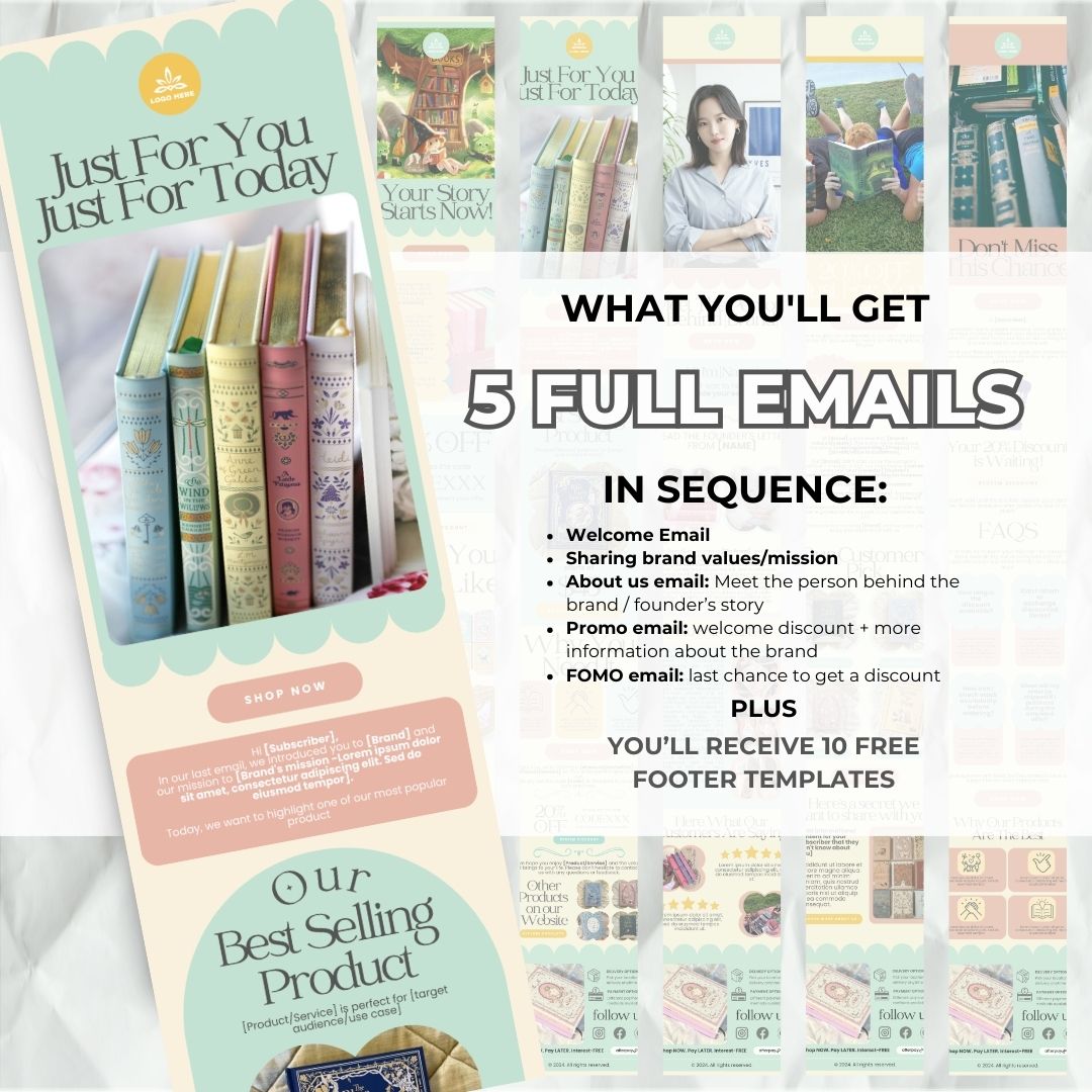 5 Welcome email sequence
