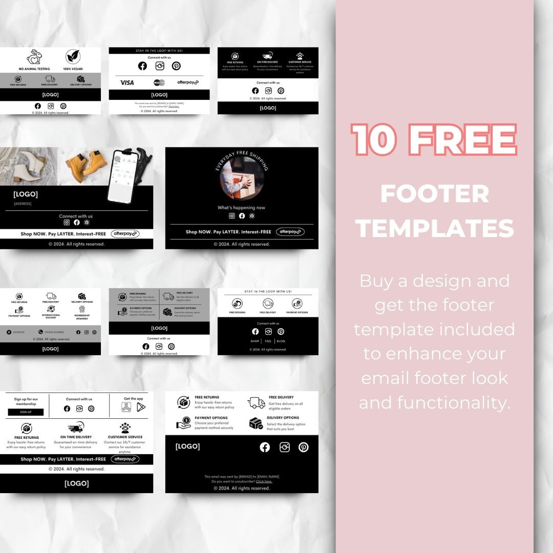 Footer templates