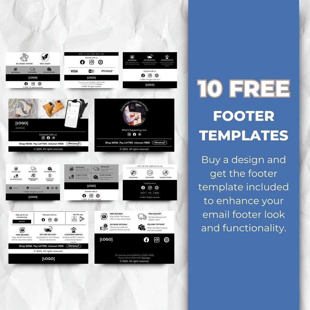 Footer templates