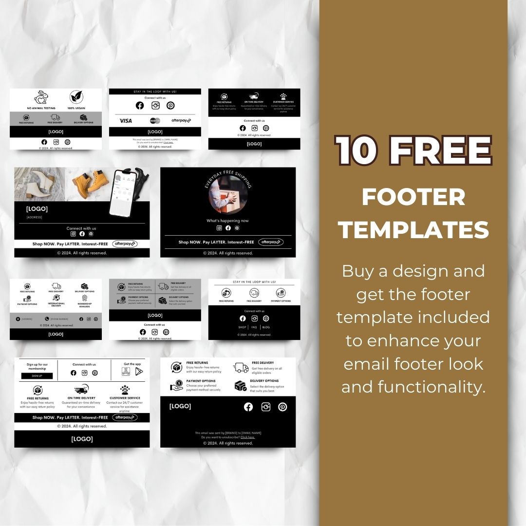 Footer templates
