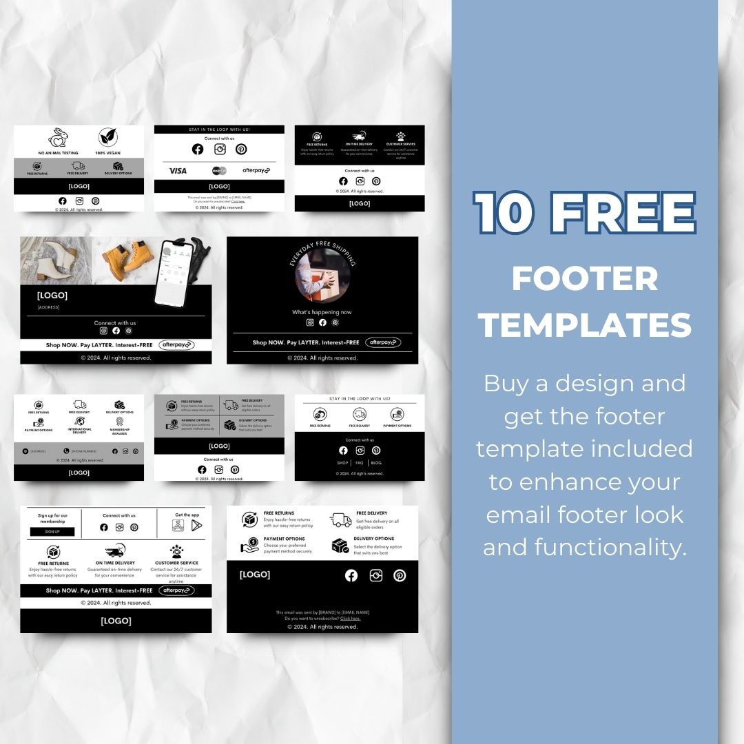Footer templates