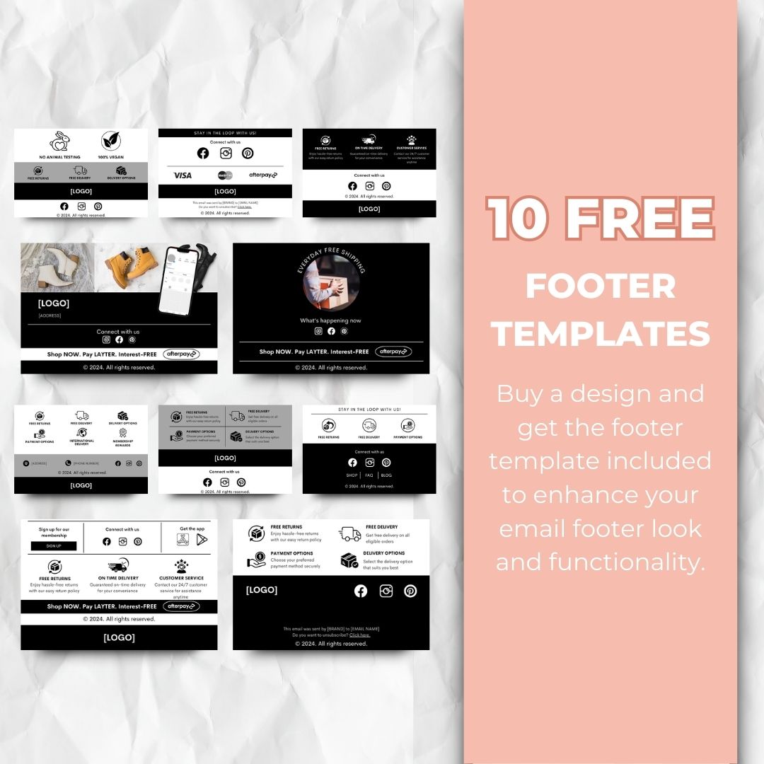 Footer templates