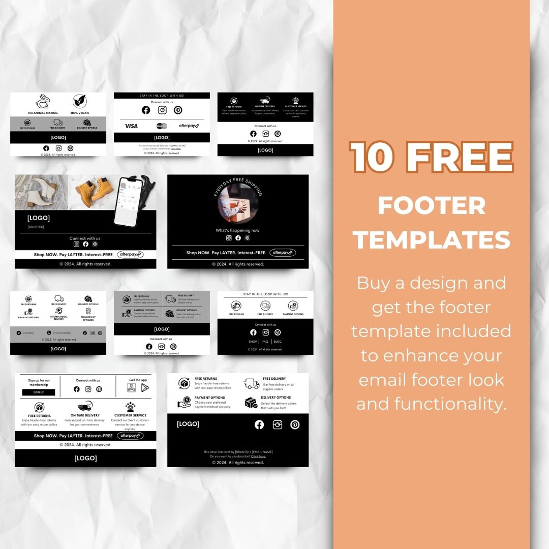 Footer templates