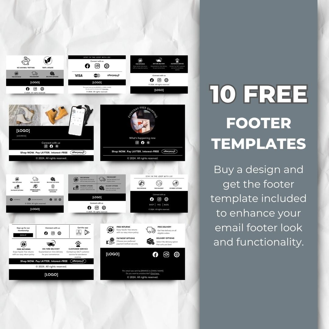 Footer templates