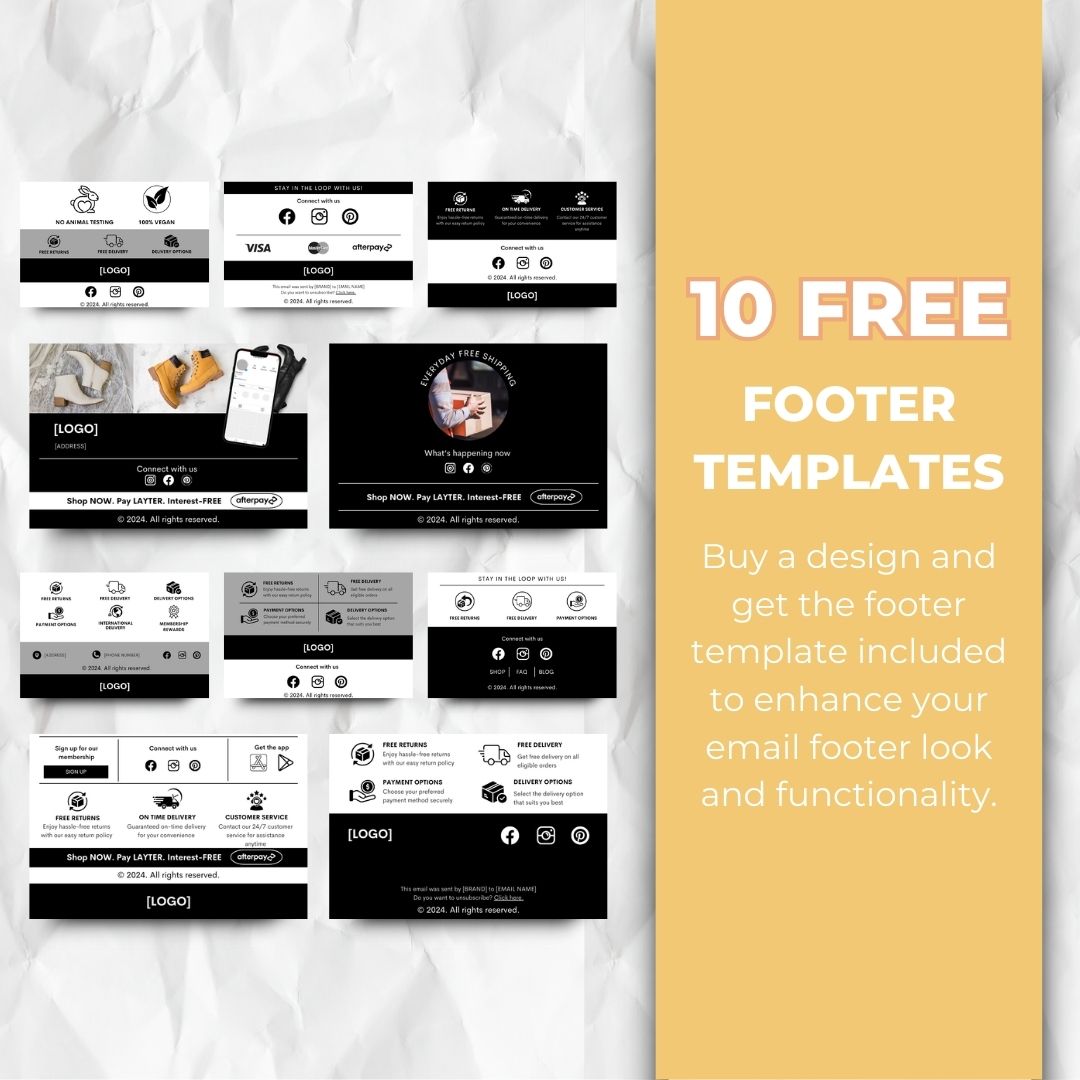 Footer templates