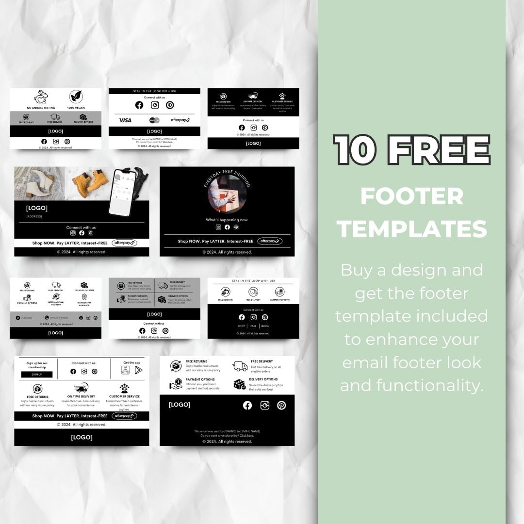 Footer templates