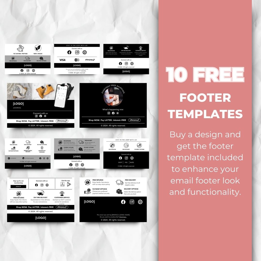 Footer templates