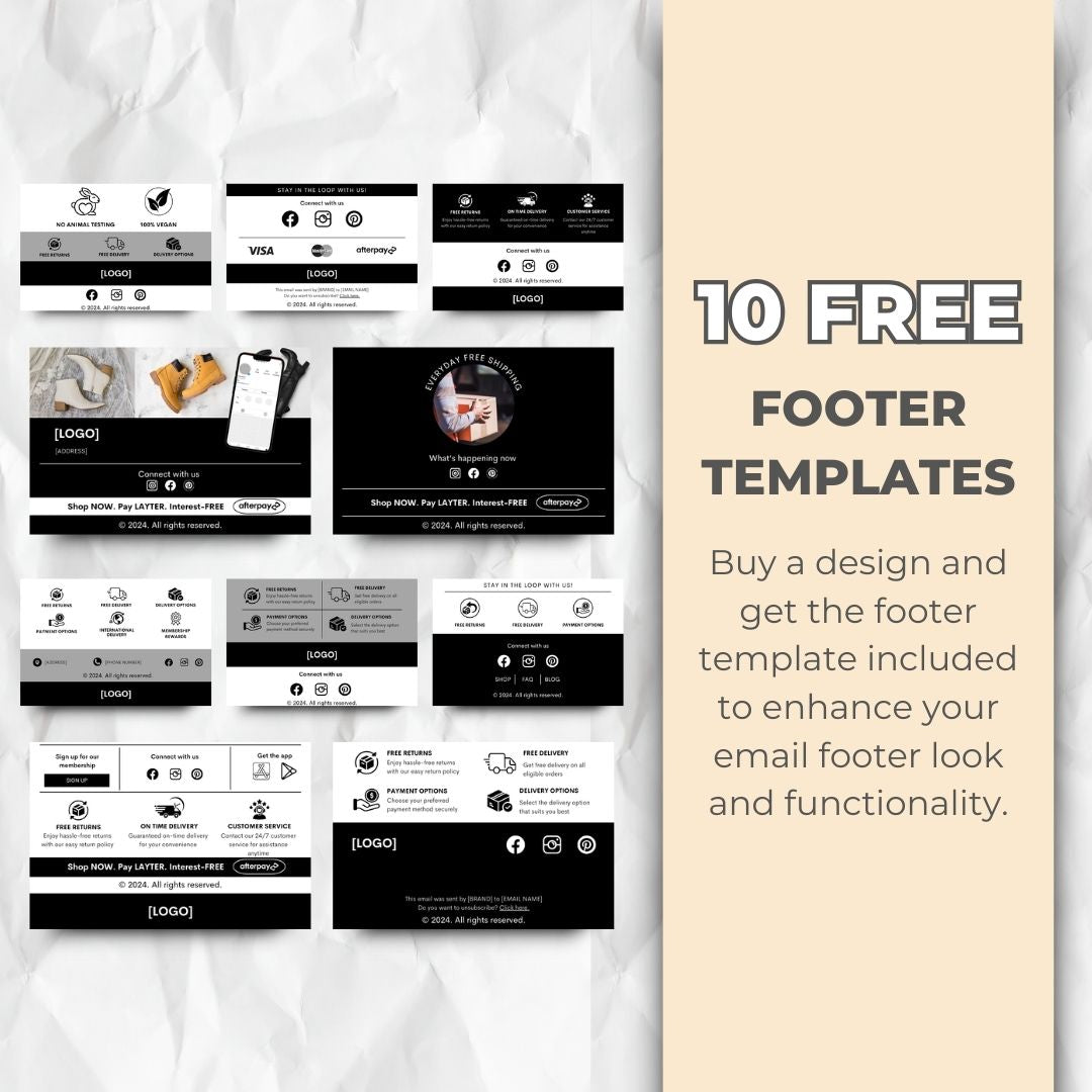 Footer templates