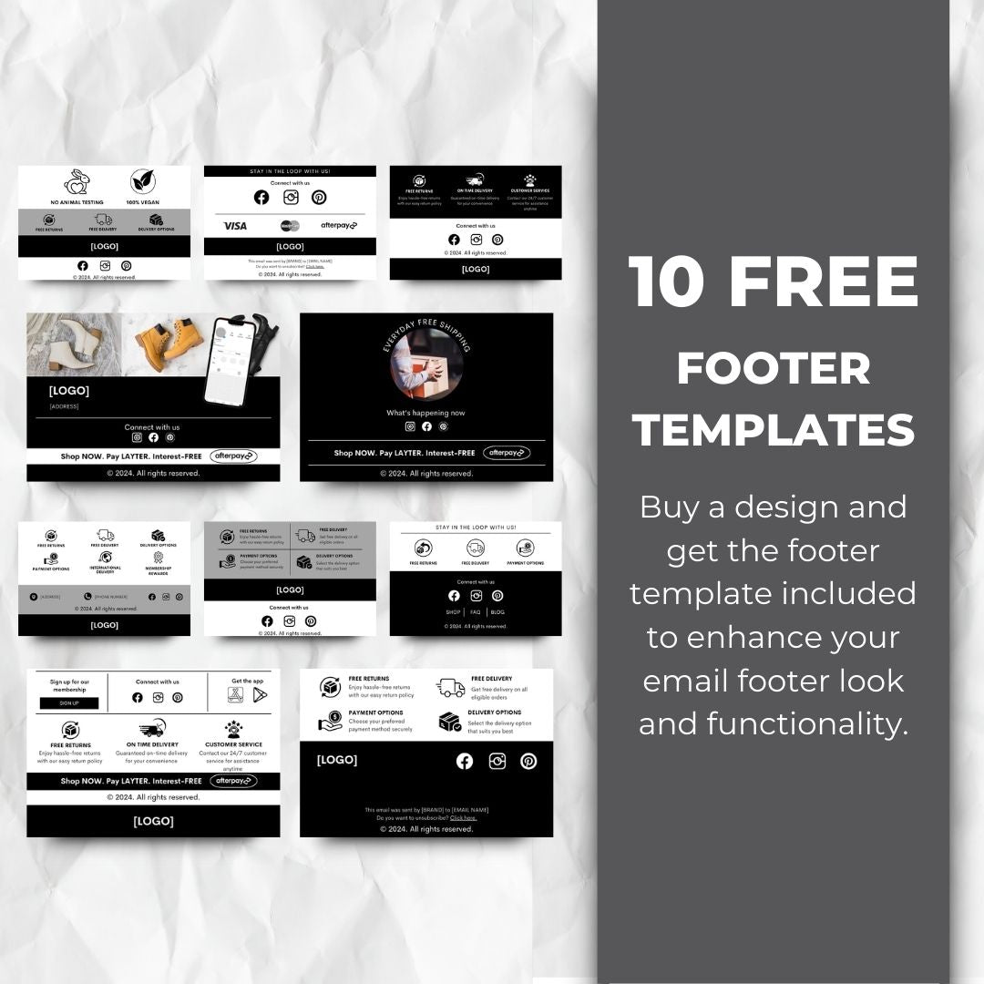 Footer templates