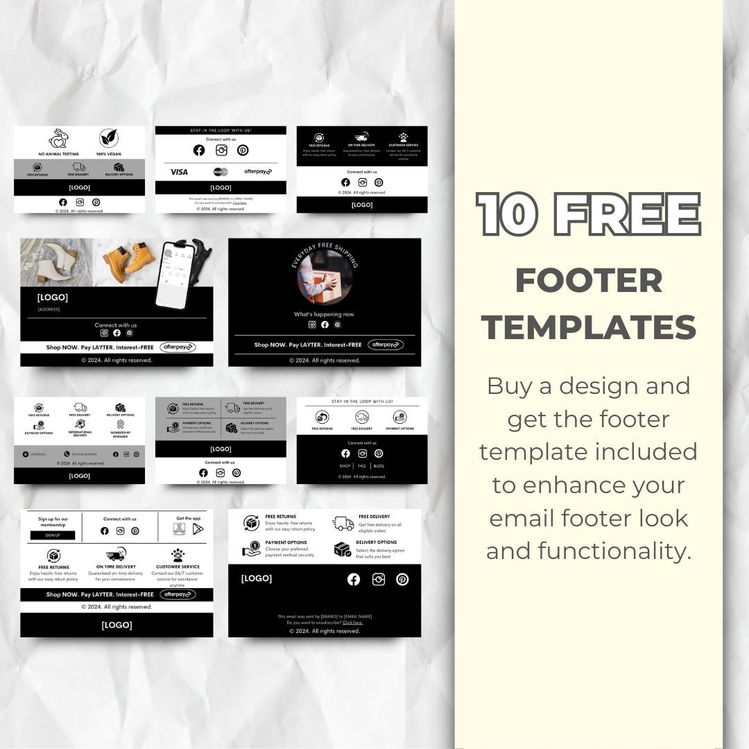 Footer templates