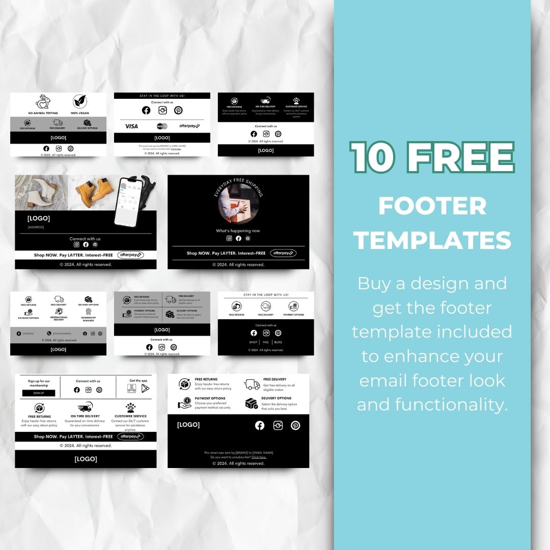 Footer templates