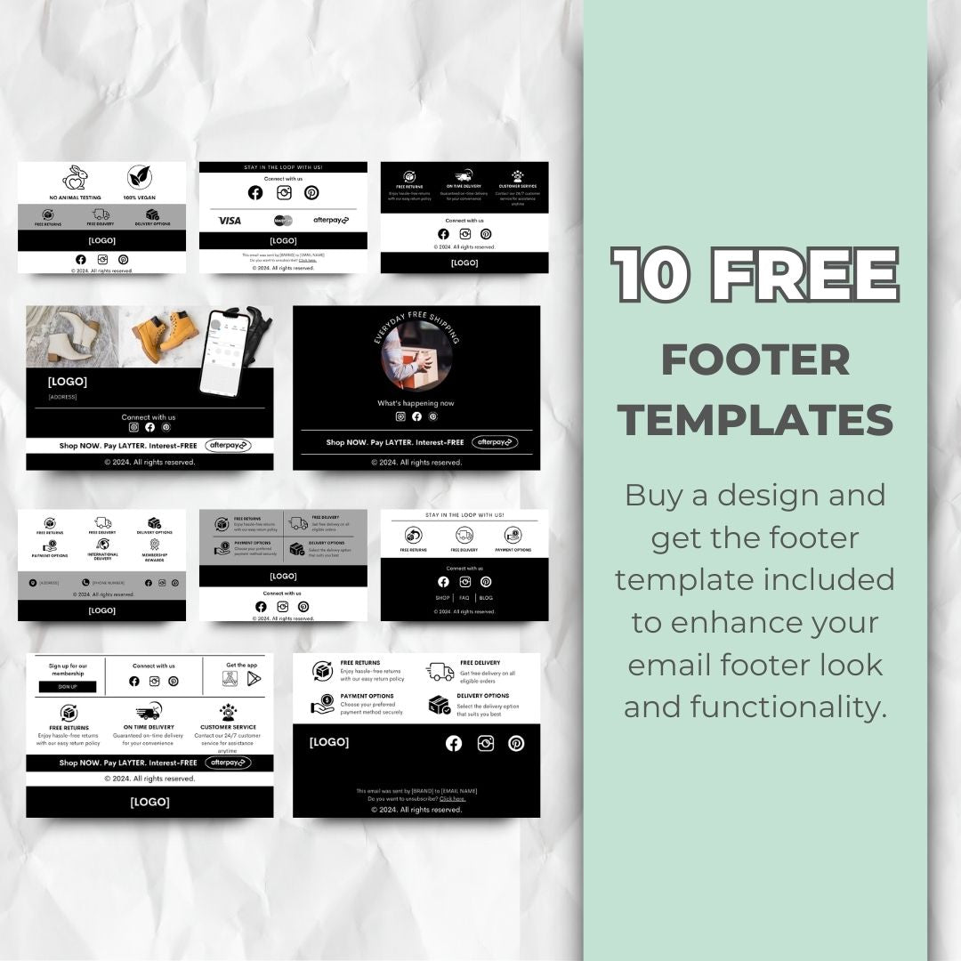 Footer templates