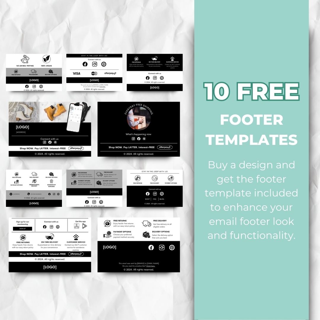 Footer templates