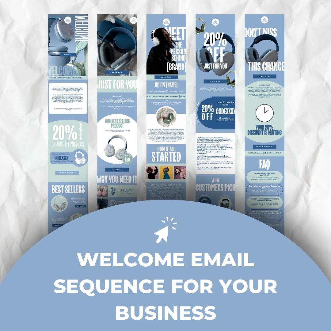 welcome email sequence for business